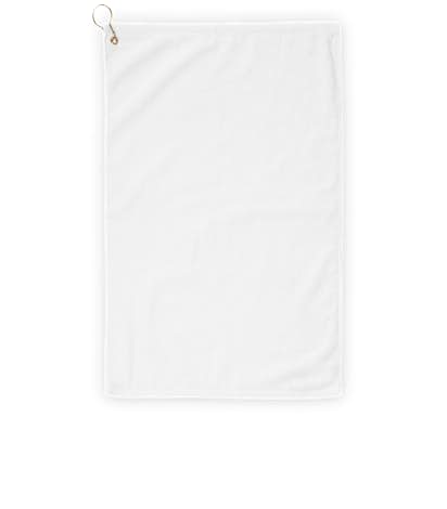 Port Authority Grommeted Golf Towel - White