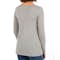 Bella Ladies Flowy Long Sleeve V-Neck T-shirt - Other View: 2