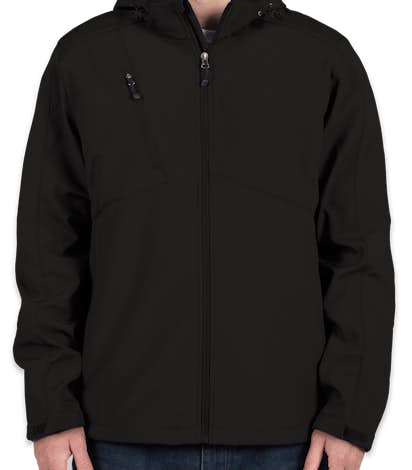 Eddie Bauer Hooded Soft Shell Parka - Black