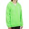 J. America Ladies Neon V-Neck Pullover Hoodie - Other View: 1