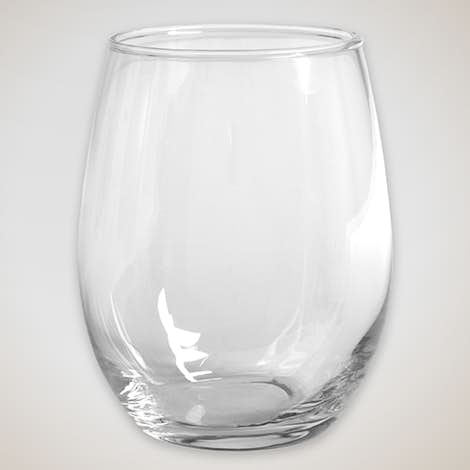 15 oz. Stemless Wine Glass - Clear