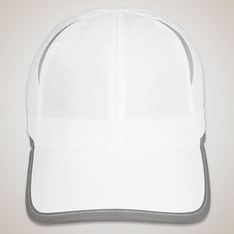 Big Accessories Colorblock Performance Running Hat - White