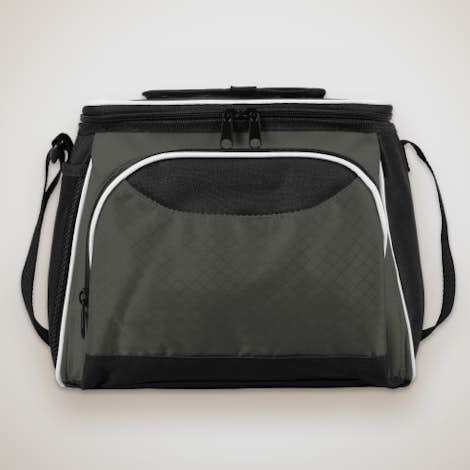 KOOZIE ® Contrast Easy-Open 12 Can Cooler - Charcoal