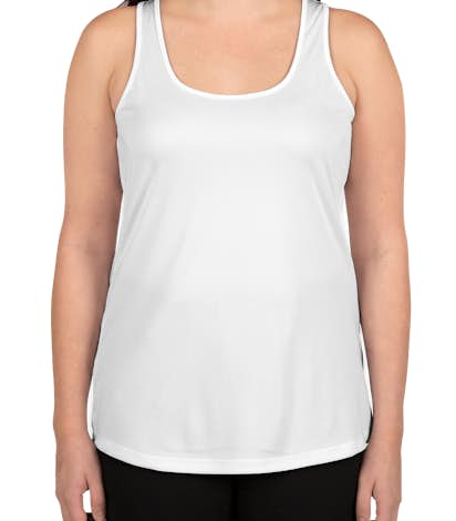 Sport-Tek Ladies Competitor Performance Racerback Tank - White