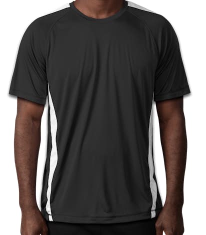 Sport-Tek Competitor Colorblock Performance Shirt - Black / White