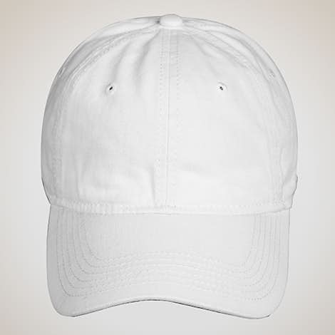 Sportsman Unstructured Washed Hat - White