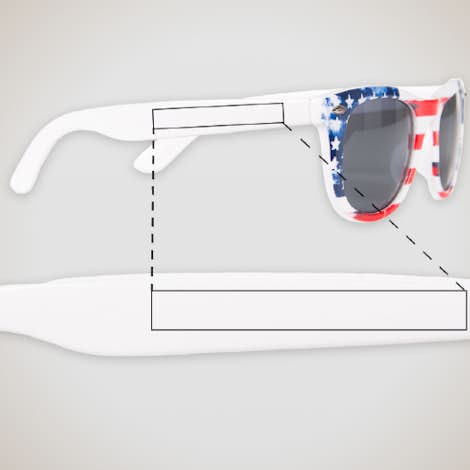 Patriotic Sunglasses - USA Flag