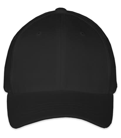 Yupoong Youth Twill Flexfit Hat - Black