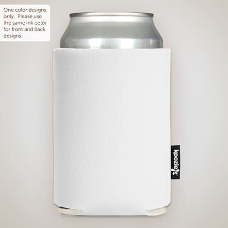 Foldable Can KOOZIE ® - White