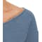 Alternative Apparel Ladies Tri-Blend Wideneck Sweatshirt - Other View: 3
