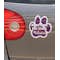 5.5 in. x 5.5 in. Paw Print Car Magnet - Other View: 3