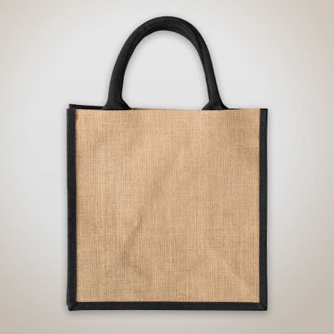 Medium Jute Tote - Black