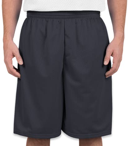 Teamwork Fadeaway Mesh Basketball Shorts - Navy