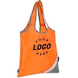 Contrast Foldaway Shopper Tote