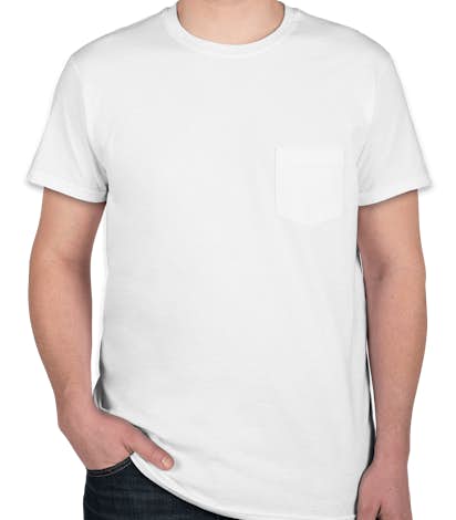 Hanes Pocket Nano-T - White