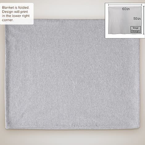 Port & Company Sweatshirt Blanket - Athletic Heather