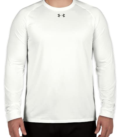 Under Armour Long Sleeve Locker Performance Shirt - White