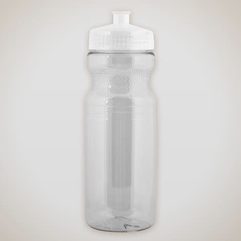 24 oz. Translucent Bike Water Bottle - Transparent Clear