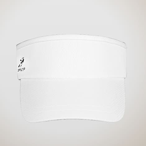 Team 365 Headsweats Performance Running Visor - White