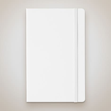 Moleskine Hard Cover Notebook - White