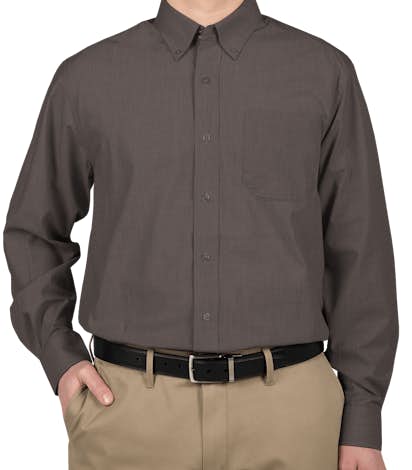 Port Authority Crosshatch Dress Shirt - Soft Black