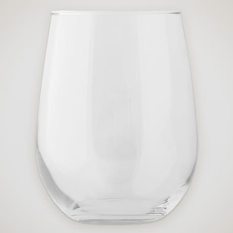 17 oz. Stemless Wine Glass - Clear