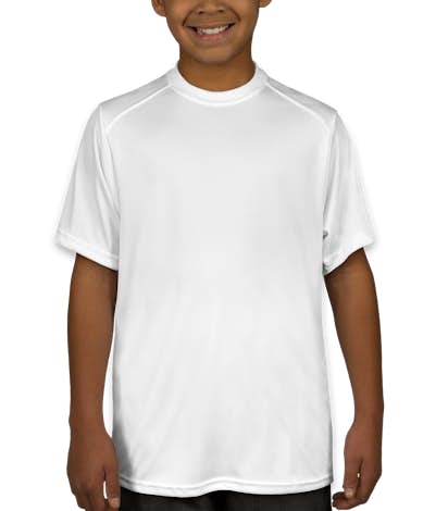 Badger Youth B-Dry Performance Shirt - White