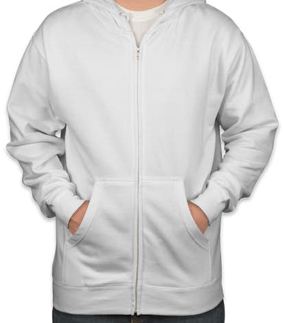 Independent Trading Zip Hoodie - White