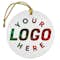 Full Color Round Ceramic Ornament