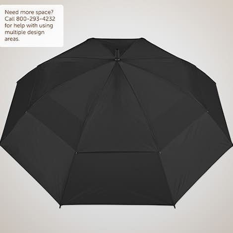 Totes Stormbeater Golf Stick 60" Umbrella - Black