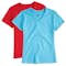 Hanes Ladies 100% Cotton V-Neck T-shirt