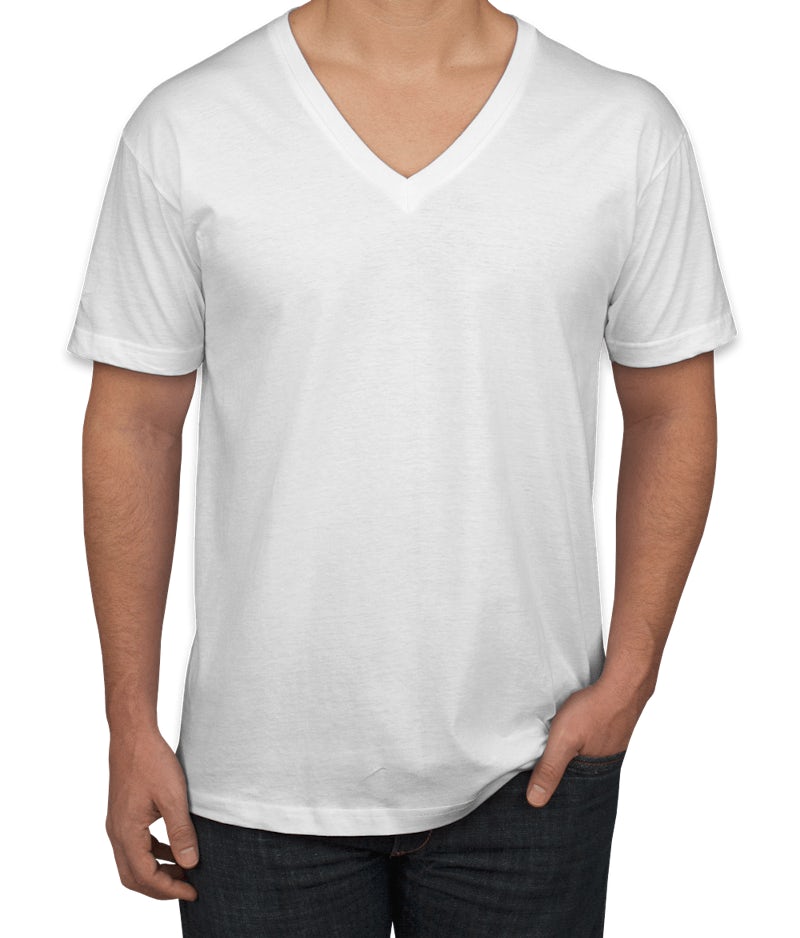 Design Custom Printed American Apparel Jersey V-Neck T-Shirts Online at ...