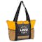 Colorblock Zippered Insulated Cooler Tote