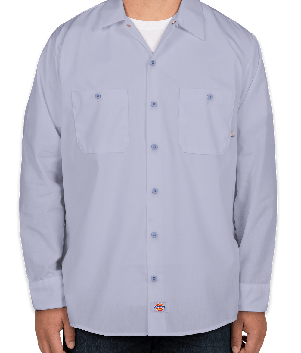 dickies lightweight industrial work shirt