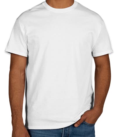 Gildan 100% Cotton T-shirt - White