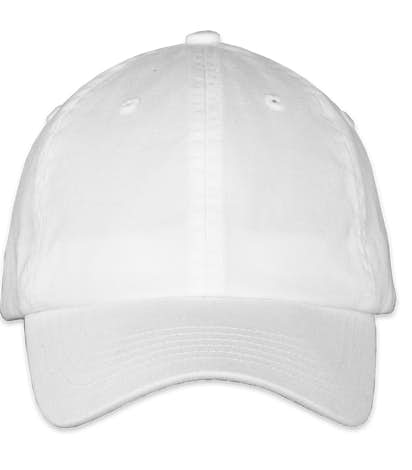 Valucap Youth Bio-Washed Hat - White