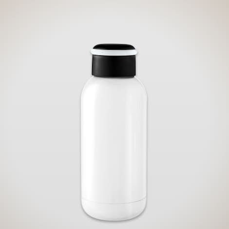 12 oz. Mini Copper Vacuum Insulated Water Bottle - White