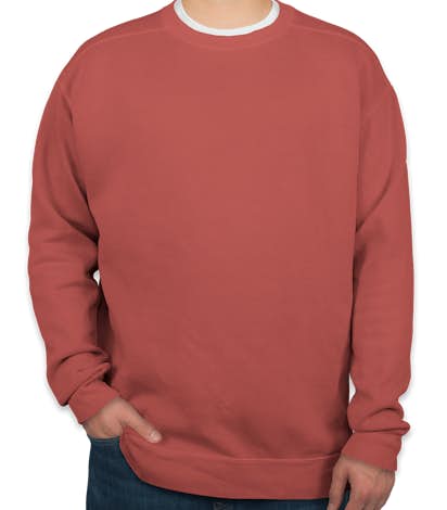Comfort Colors Crewneck Sweatshirt - Crimson