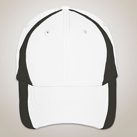Sport-Tek Colorblock Performance Hat - White / Black