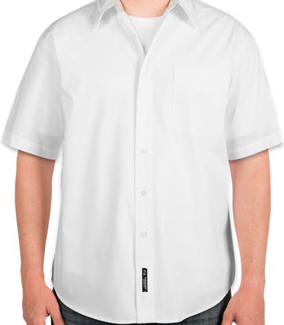 Port Authority Short Sleeve Easy Care Shirt - White / Light Stone