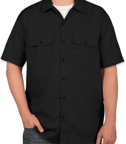 Dickies Twill Industrial Work Shirt - Black