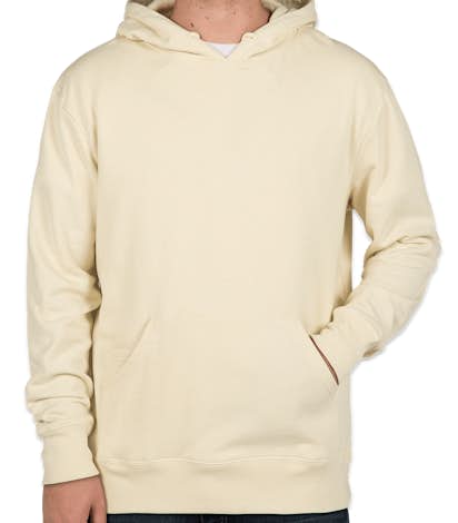 Threadfast Tri-Blend Pullover Hoodie - Cream