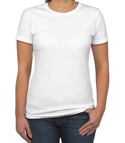 Next Level Juniors 60/40 T-shirt - White