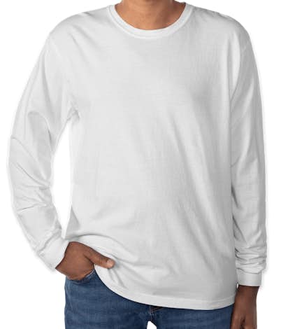 Comfort Colors 100% Cotton Long Sleeve Shirt - White