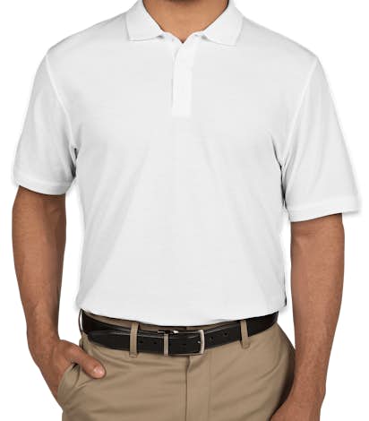 Port Authority Lightweight Classic Pique Polo - White