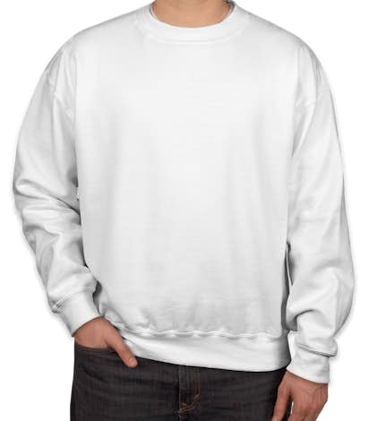 Gildan Dryblend® 50/50 Crewneck Sweatshirt - White