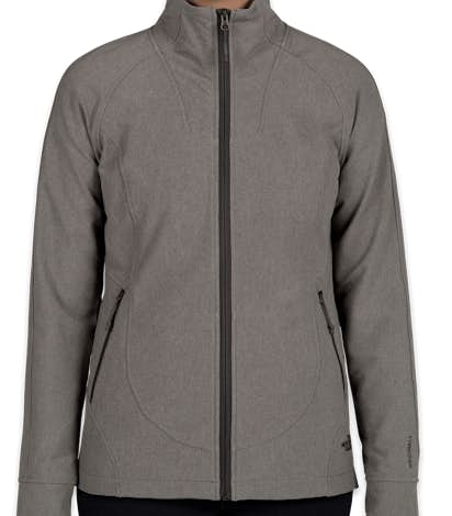 The North Face Ladies Tech Stretch Soft Shell Jacket - Medium Grey Heather