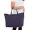Large Wide 100% Cotton Canvas Zippered Tote - Other View: 1