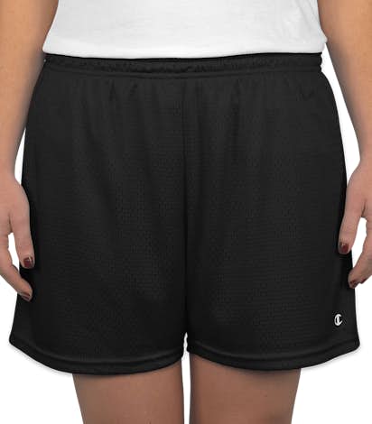 Champion Ladies Active Mesh Shorts - Black