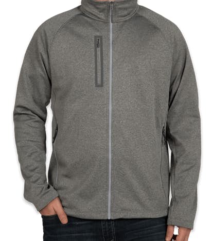 The North Face Canyon Flats Fleece Jacket - Medium Grey Heather